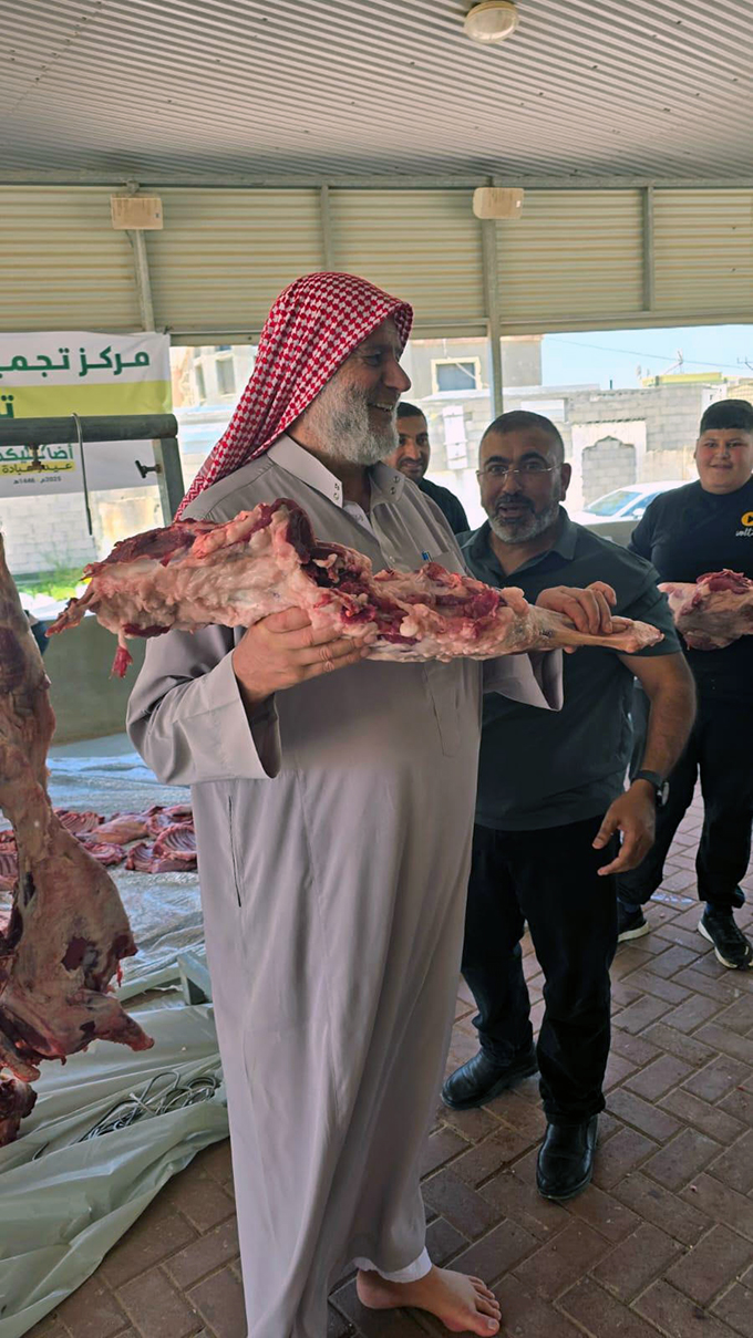 الاغاثة 48: جمع 20 طنًا من لحوم الأضاحي من النقب وتوزيعها على العائلات المستورة في مجتمعنا العربي